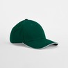 MOD. B820C:Bottle Green, 100% cotton, White, One Size